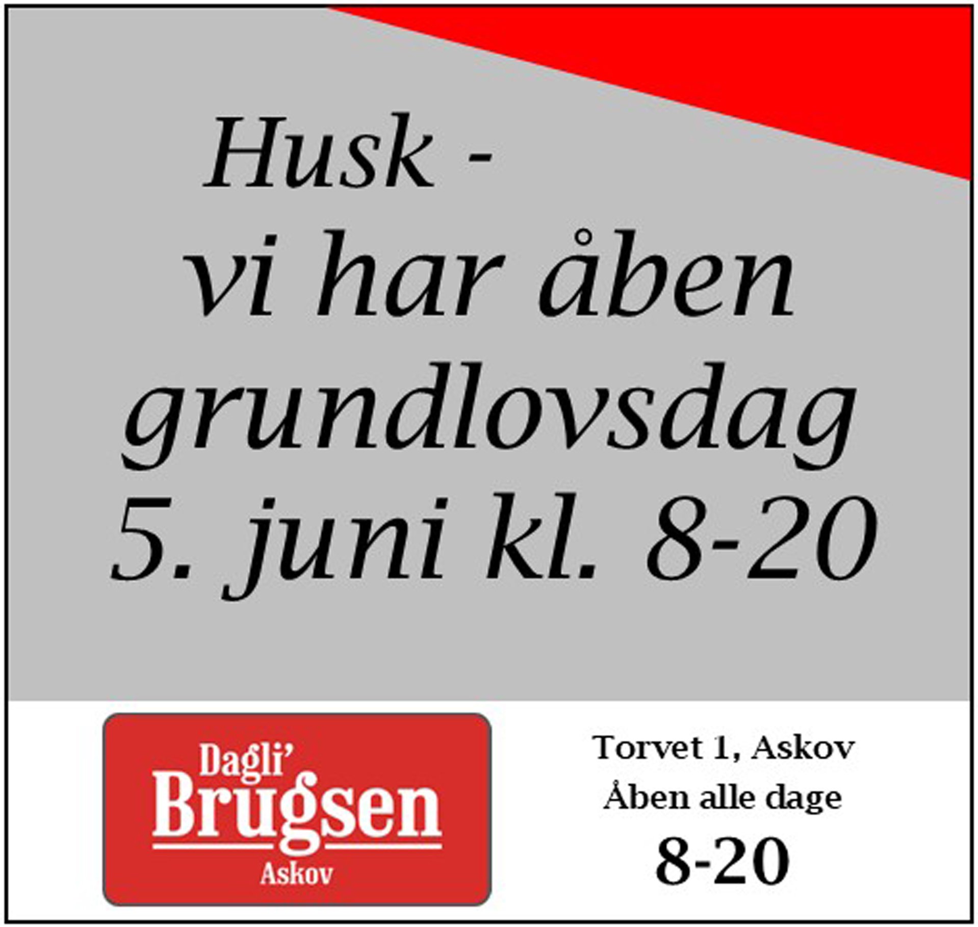 Dagli'Brugsen - 22-21