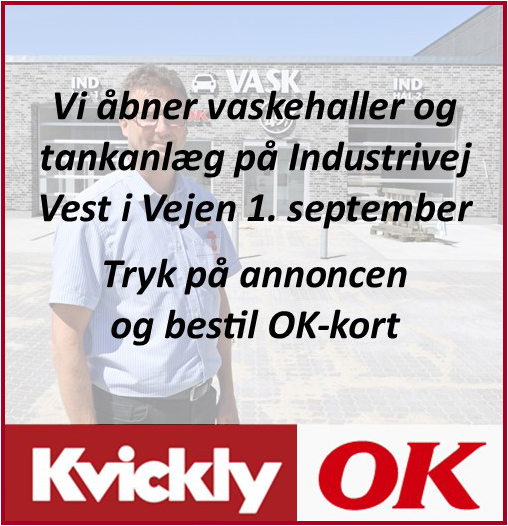 Kvickly - OK åbner 1. september