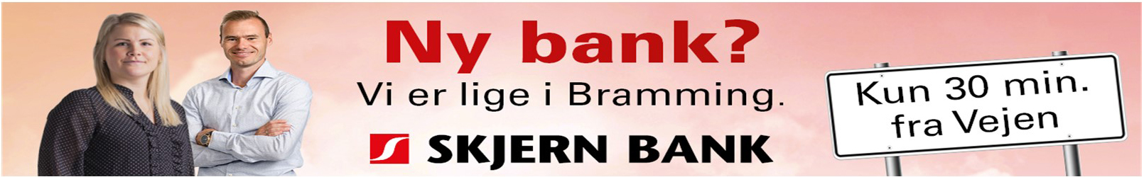 Skjern Bank - rigtig størrelse