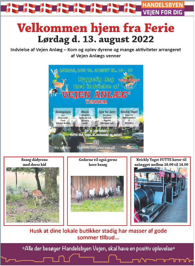 Vejen Handelsstandsforening - velkommen hjem 2022