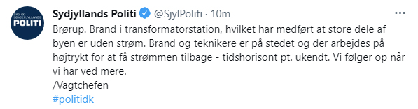 strøm væk ssp