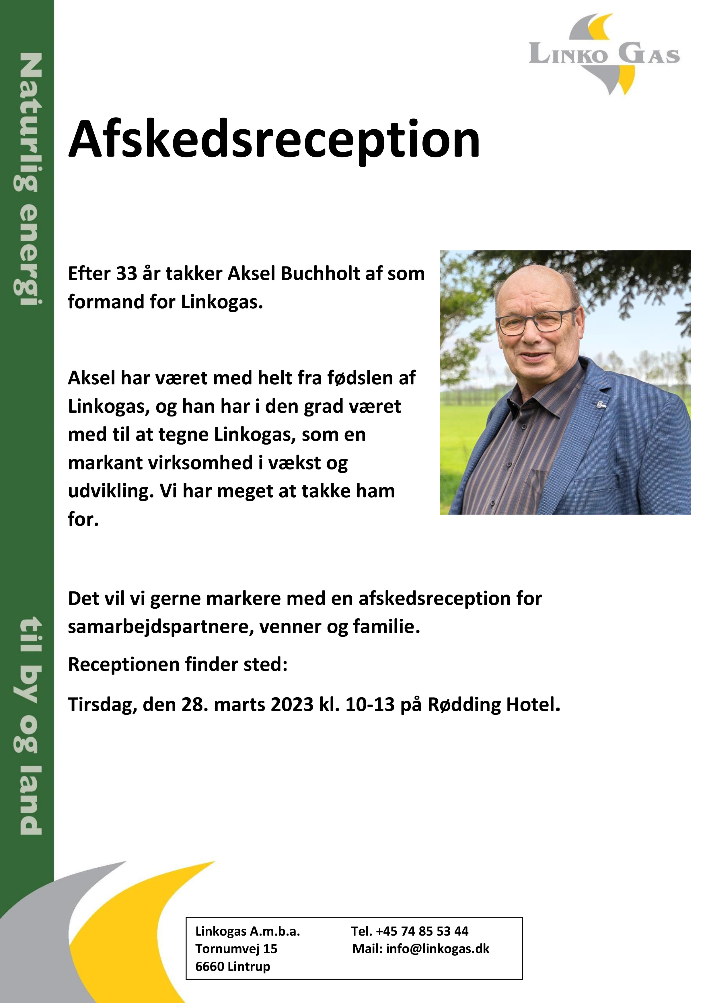 Linko Gas - afskedsreception