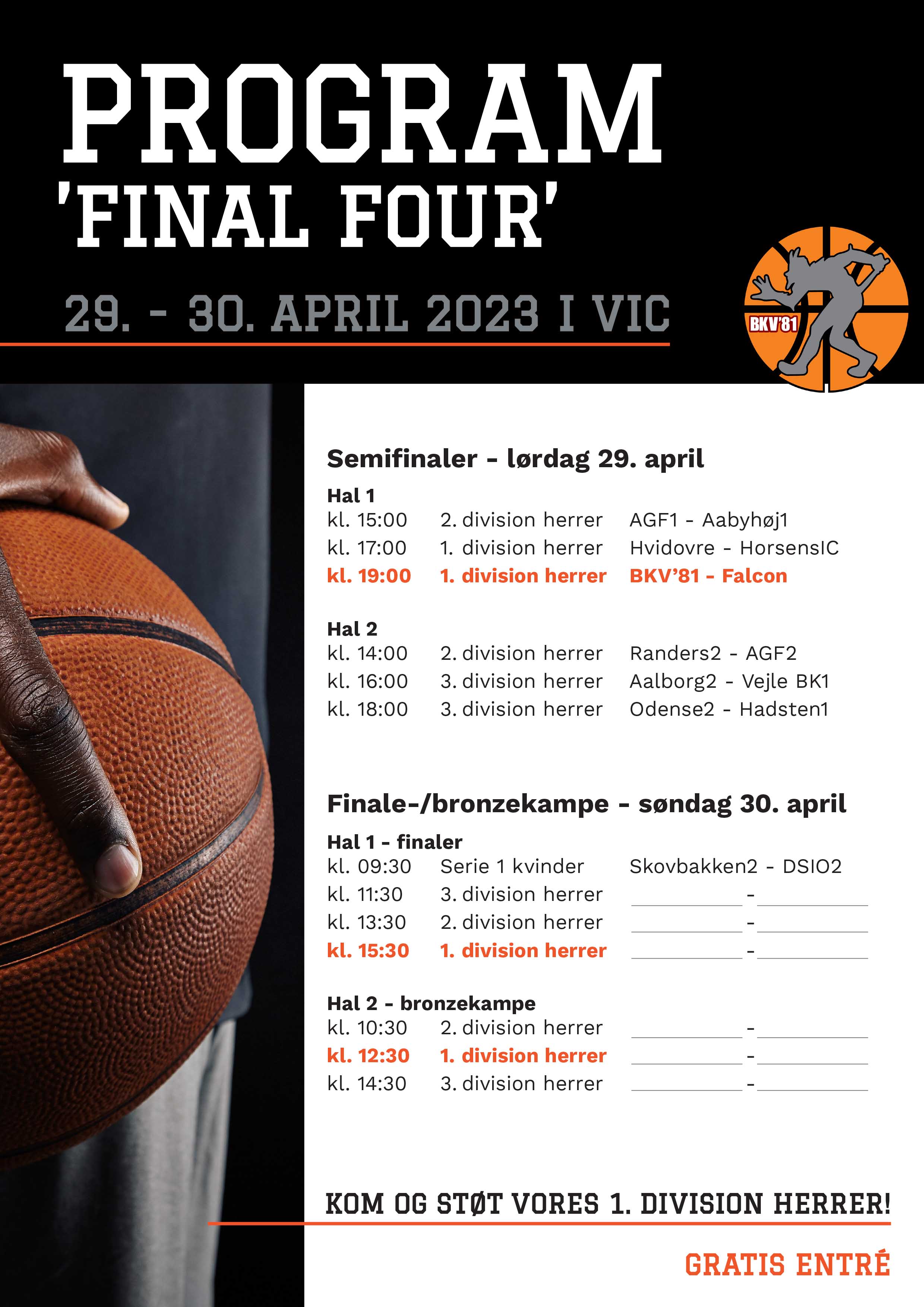 BKV - final four - program