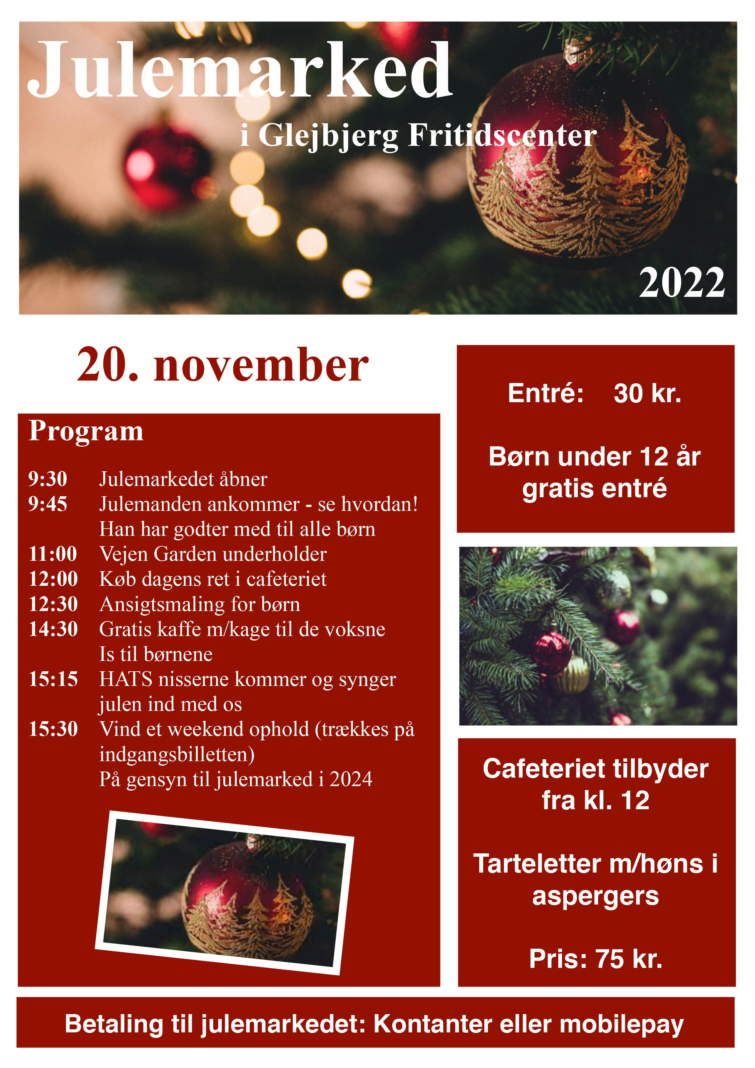 Glejbjerg Fritidscenter - julemarked