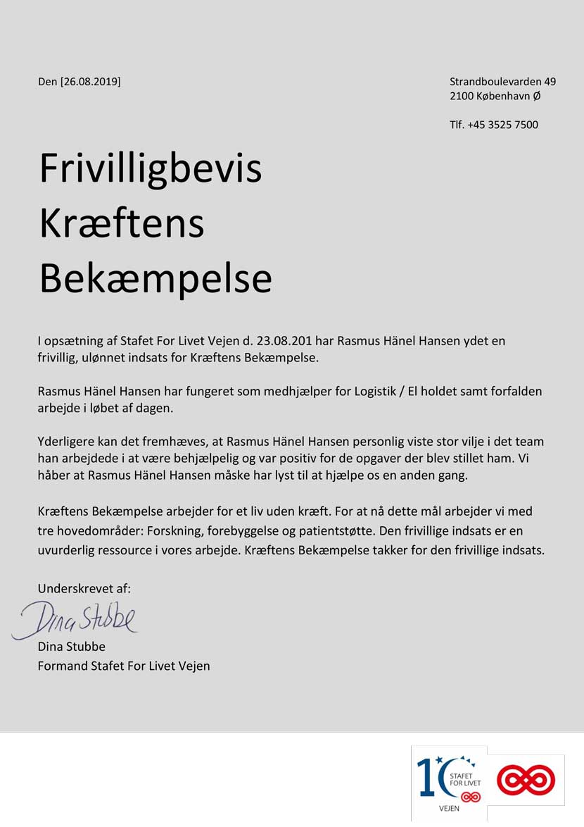 stafet bevis