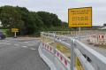 Vejarbejde spærrer vej