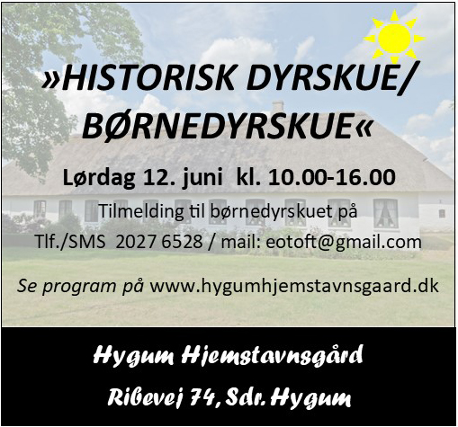 Hygum Hjemstavnsgård - historisk dyrskue - 2021