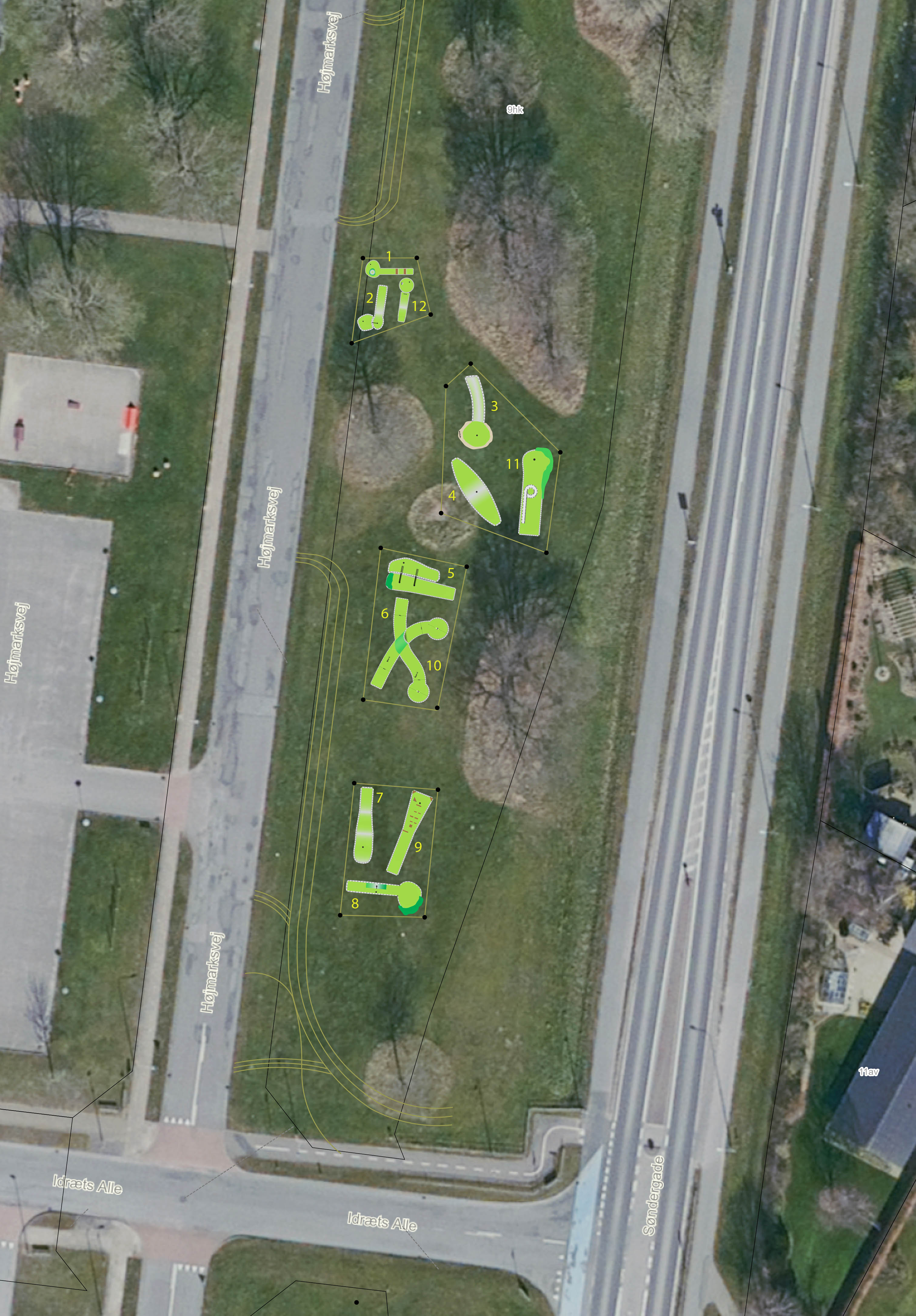 minigolf holsted tegning pr