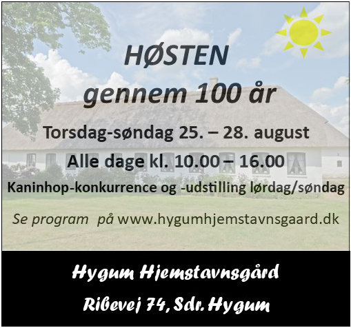 Hygum Hjemstavnsgård - høsten gennem 100 år - 2022