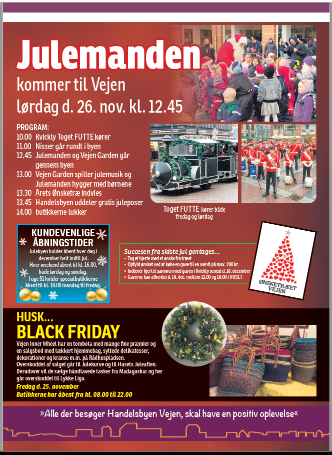 Vejen - julemanden kommer - 2022