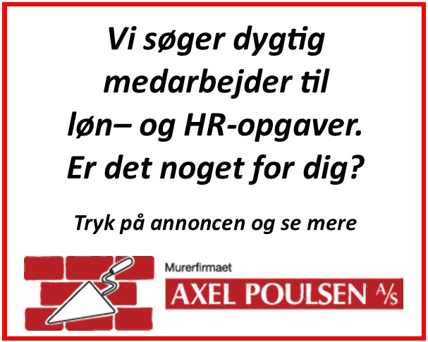 Murerfirmaet Poulsen - HR-medarbejder