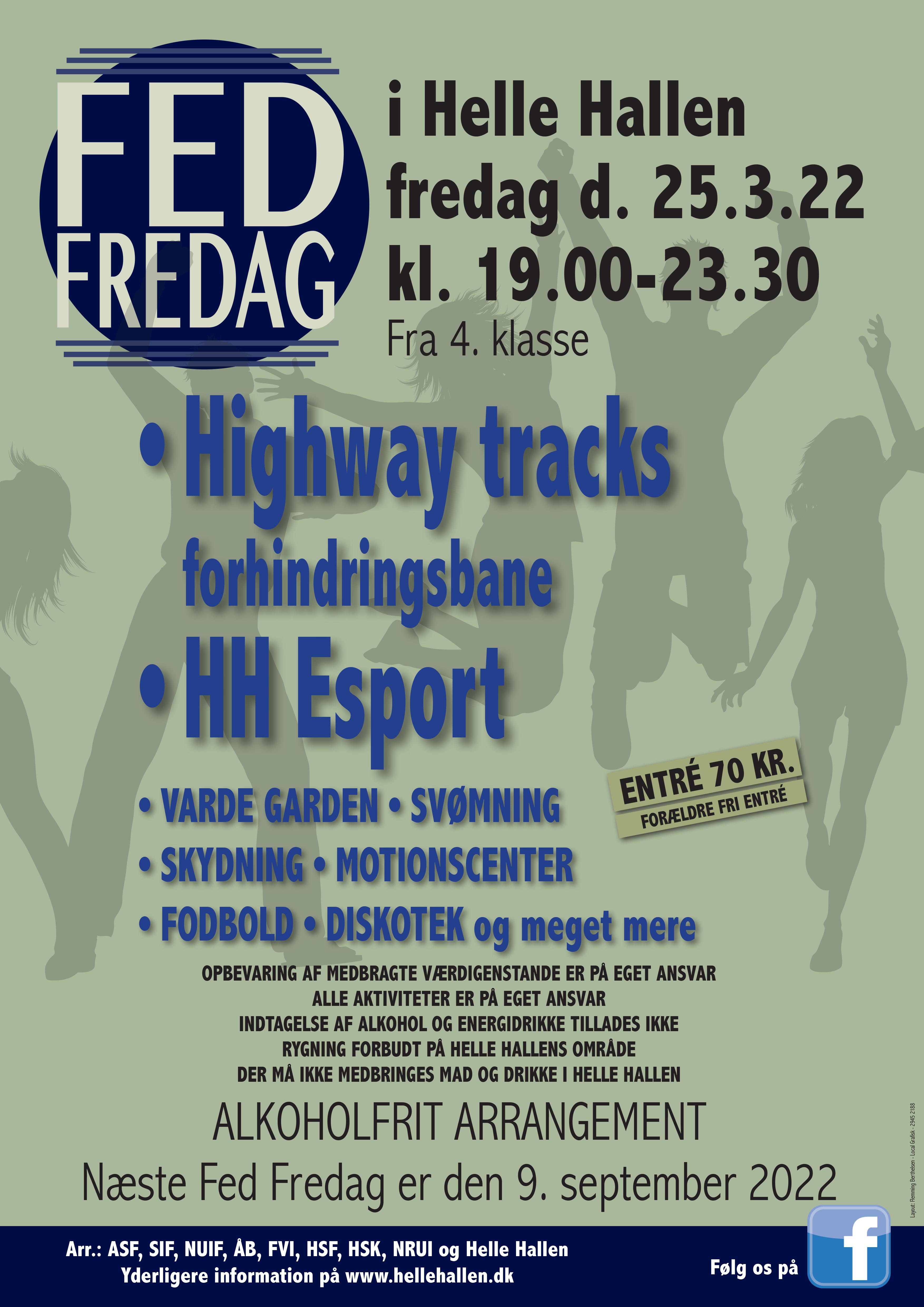 Fed fredag i Helle Hallen - marts 2022