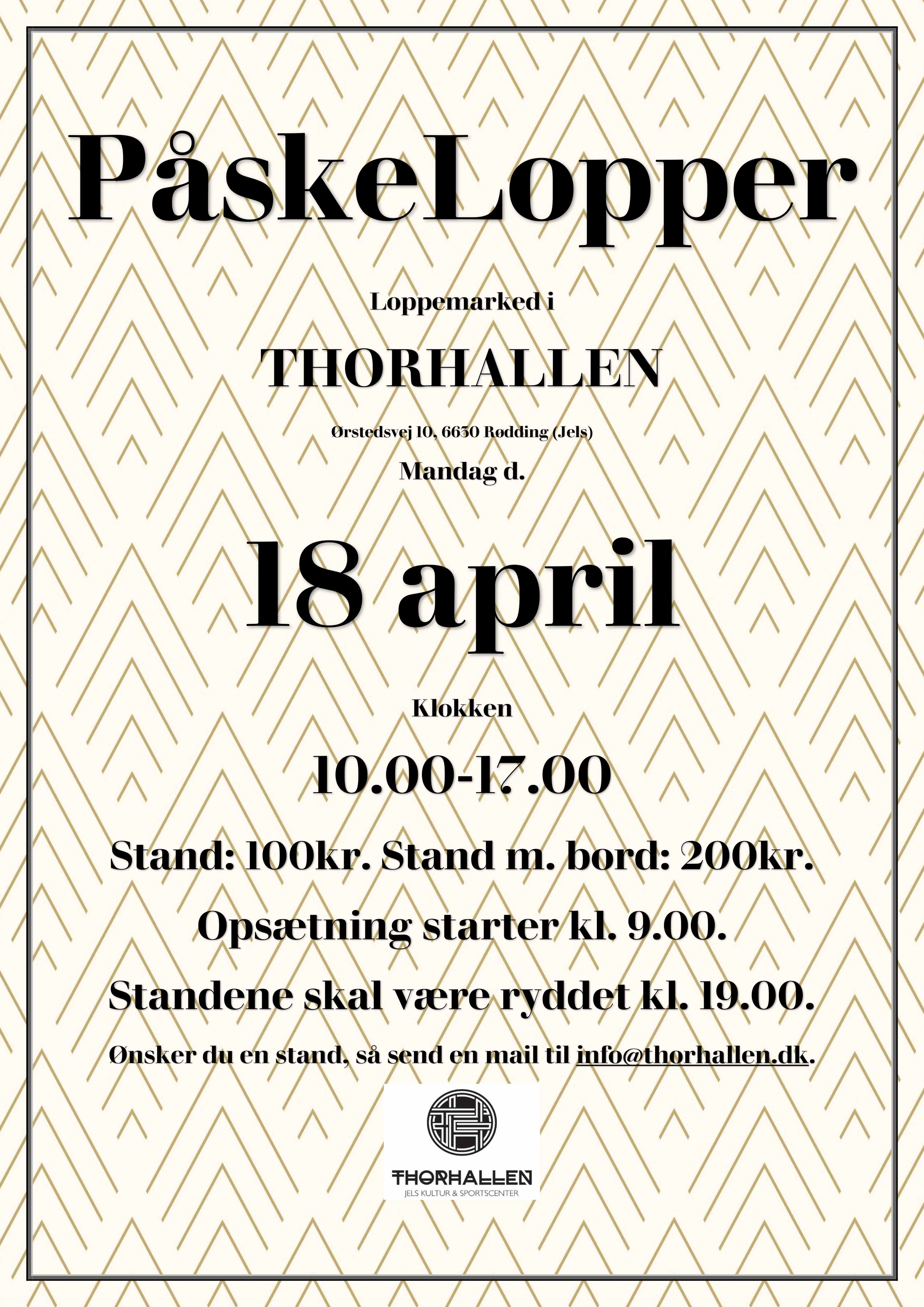 Thorhallen - loppesalg