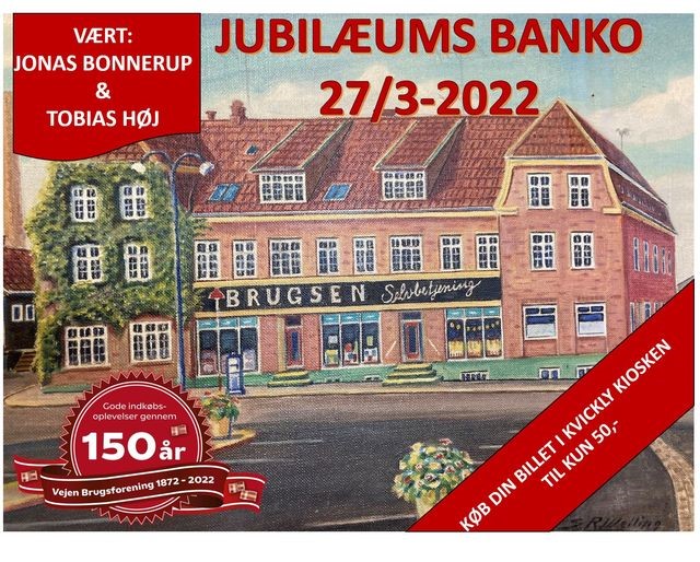 Kvickly - jubilæumsbanko