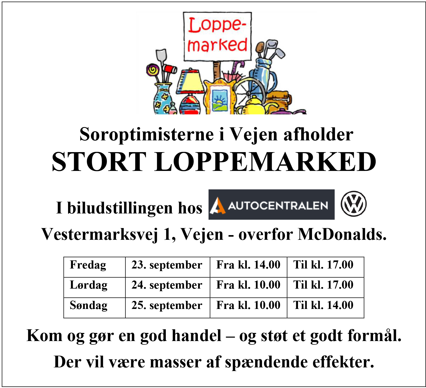 Loppemarked 2022 - Soroptimisterne