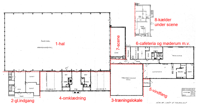 vejen hallen oversigtstegning